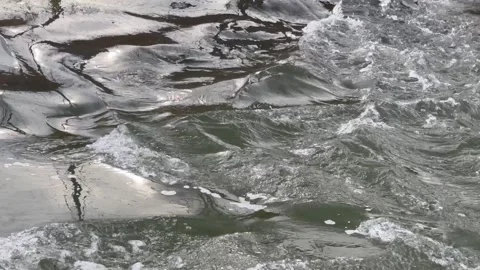 Ripples in the river Stock Footage 230031839