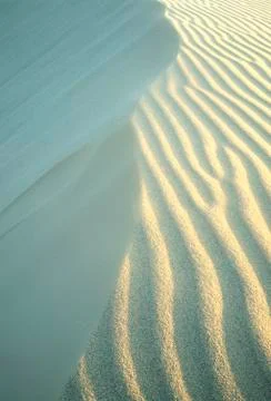 Ripples on sand dune Foto stock