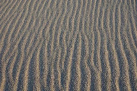 Ripples in sand sand structure wave pattern Sylt Nordfriesland Stock Photos