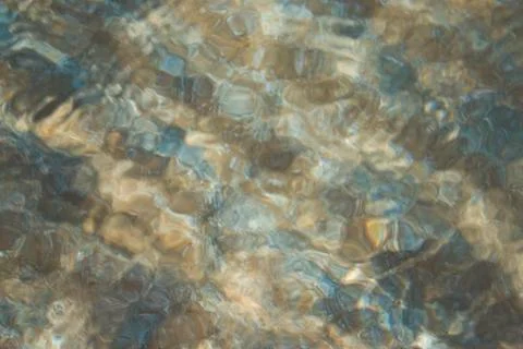 Ripples on the sea surface. Stock Photos