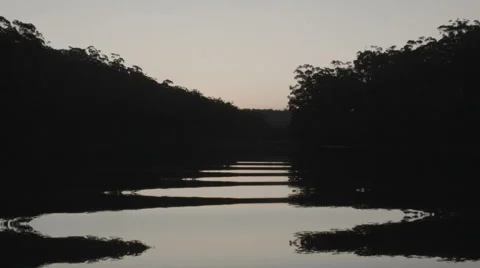 Ripples on the surface Stock Footage 56877674