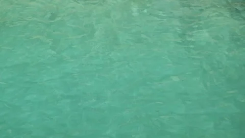Ripples on the surface of the turquoise lake Stock Footage 321321073