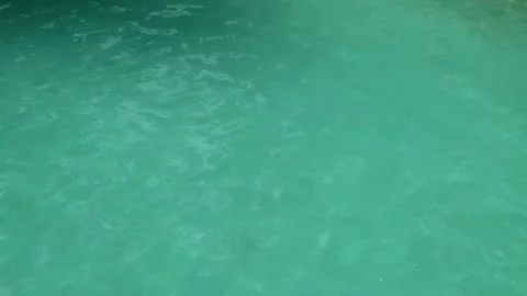 Ripples on the surface of the turquoise lake Stock Footage 321321093