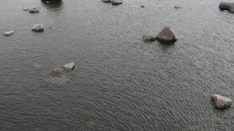 Ripples on the water Stock Footage 159616949