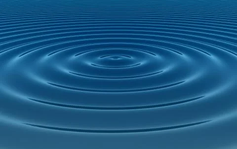 Ripples in water Stock Photos