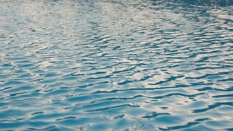 Ripples on the water in the pool Stock Footage 87197529
