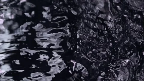 Ripples on water surface in slow motion, beautifully illuminated by studio .. Stock-Footage 288998230