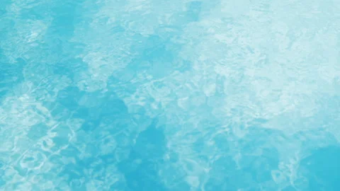 Ripples waves on the water of the pool Stock Footage 339016580