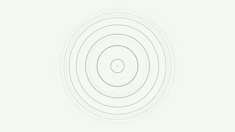 Rippling Concentric Circles for Presentations and Creative Backdrops Stock Footage 332886435