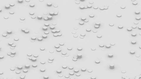 Rippling hexagon tech motion design. Wall of hexagons. Stock Footage 115943287