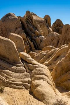 Rippling Layers of Stone Create A Whimsical Formation Foto stock