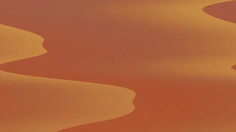 Rippling sand dunes in a warm reddish orange desert. Perfect for travel brochure Video stock 324883637