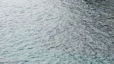 Rippling sea surface texture, calm sea Stock Footage 164137450