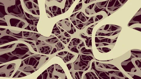Rippling Threads of Milky Wires Mess Stock Footage 143914148