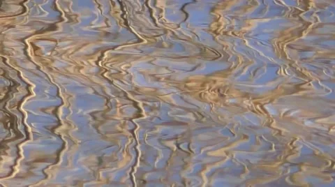 Rippling water surface forming abstract patterns Stock Footage 46610062