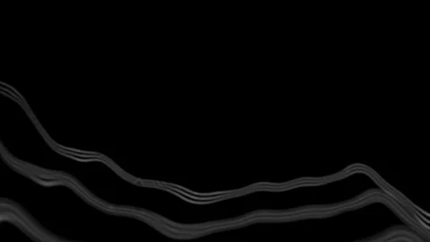 Rippling Wavy Lines Visual Clip Stock Footage 127638116