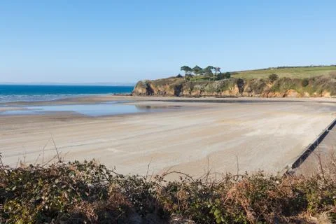 Ris beach in Douarnenez Stock Photos