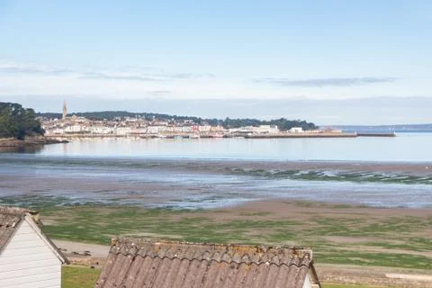Ris beach in Douarnenez Stock Photos