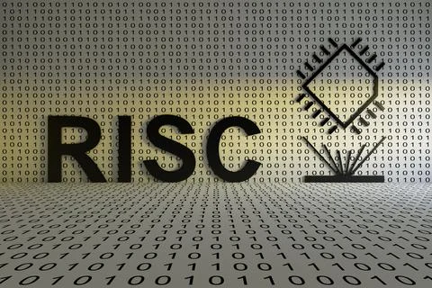 RISC concept text sunlight 3D illustration Stock Illustration