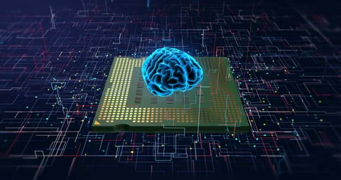 The Rise of AI: Redefining Technology with Advanced Computer Processors. Stock Footage 238767616