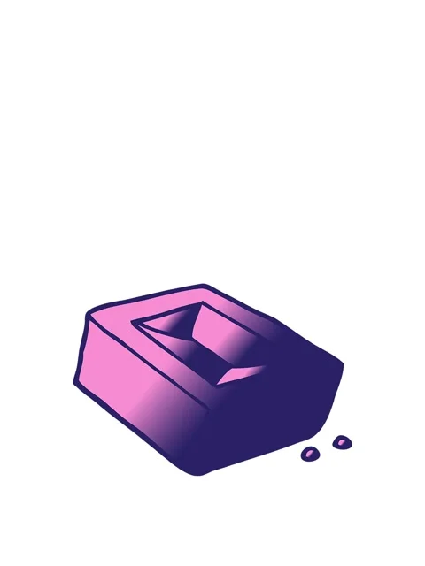 Rise and float animation of cartoon doodle of a red brick Vídeos de archivo 323593381