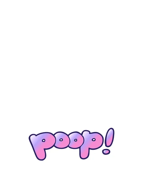 Rise and float animation of cartoon doodle font poop Stock Footage 324081098