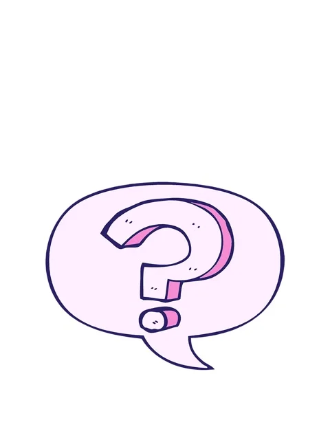 Rise and float animation of cartoon question mark with speech bubble in com.. 库存影片 324089825
