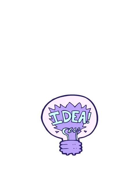 Rise and float animation of cartoon idea light bulb symbol Video stock 324188883