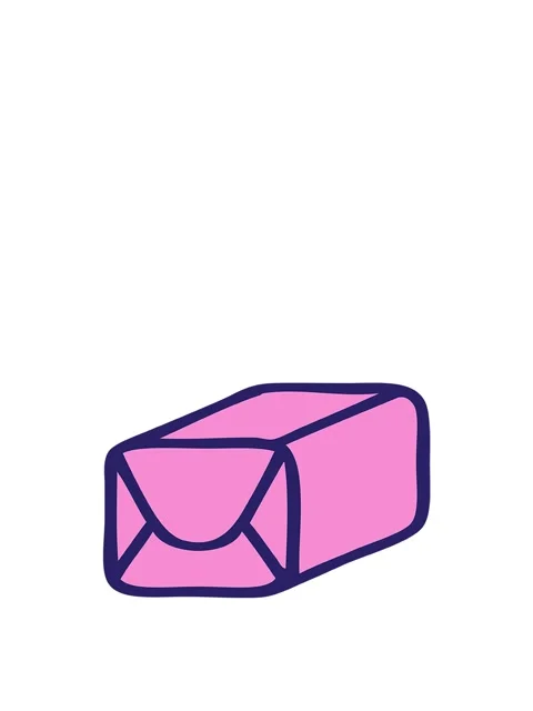 Rise and float animation of cartoon of a paper parcel Stock Footage 324241840