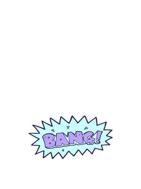 Rise and float animation of cartoon explosion Video stock 324347913