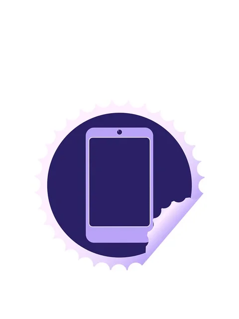 Rise and float animation of cell phone graphic vector illustration round st.. Stock Footage 324320781