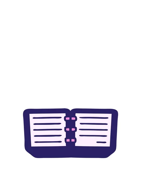 Rise and float animation of cute cartoon of a stack of diaries Stock Footage 324043283