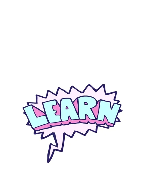Rise and float animation of freehand drawn speech bubble cartoon learn symbol Video stock 324147472
