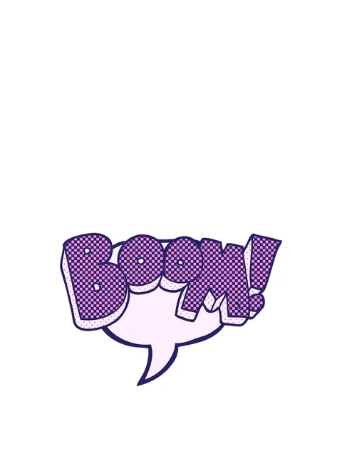 Rise and float animation of freehand drawn comic book speech bubble cartoon.. Video stock 324216275