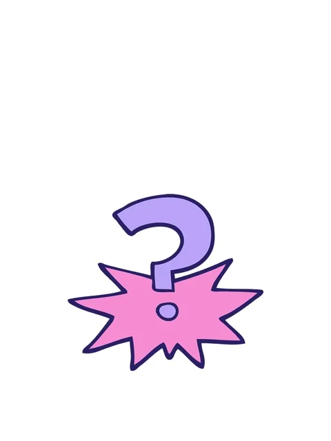 Rise and float animation of hand drawn doodle style question mark Video stock 324236484