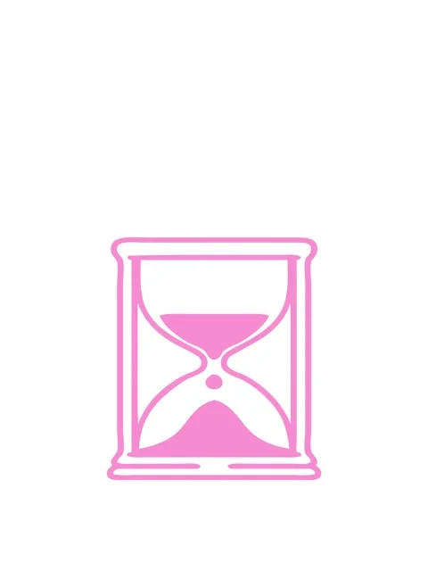 Rise and float animation of line doodle of an hourglass running sand icon Stock Footage 324085447