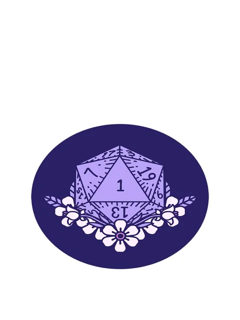 Rise and float animation of natural one dice roll with floral elements 動画素材 324384895