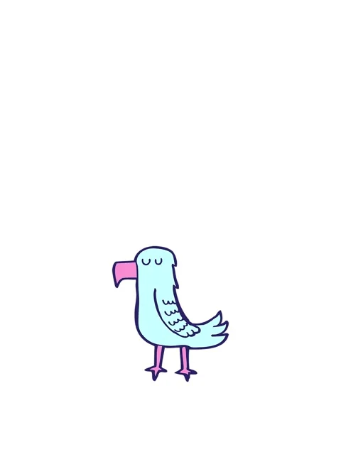 Rise and float animation of parrot cartoon element Stock Footage 324354256