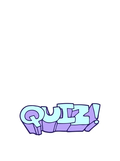 Rise and float animation of quiz text Stock Footage 324265290