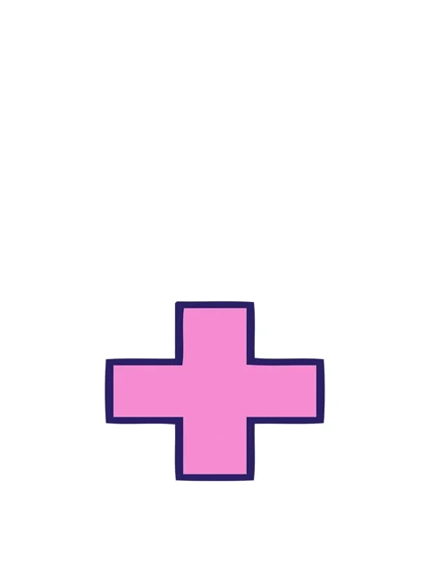 Rise and float animation of retro grunge texture cartoon of a addition symbol Stock Footage 324041234