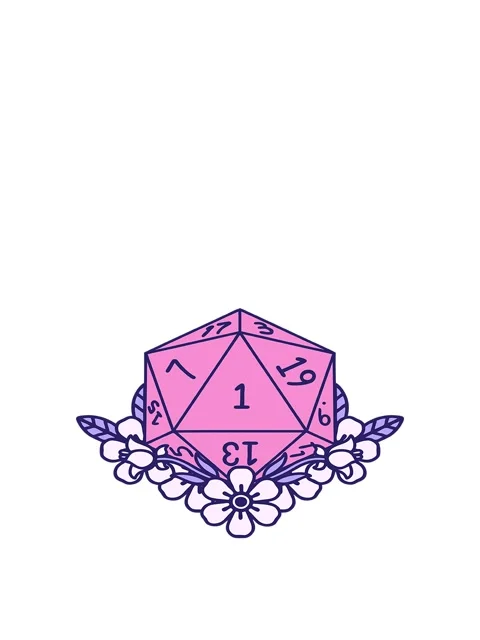 Rise and float animation of Retro Tattoo Style natural one dice roll with f.. Stock Footage 324196813