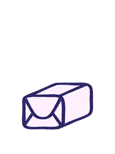 Rise and float animation of Wrapped Parcel Chalk Drawing Stock Footage 324100777