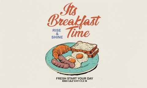 Rise and shine. Stock Illustration