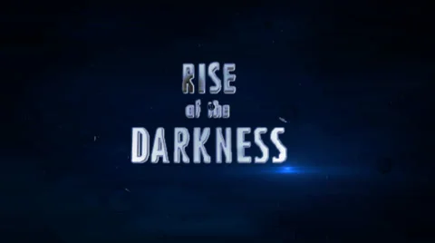Rise of the Darkness 스톡 After Effects