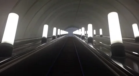 The rise of the escalator Stock Footage 115910956
