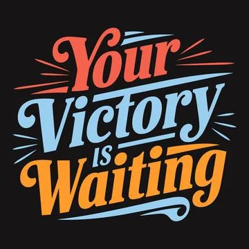 Rise every time you fall, motivational message on persistence Stock Illustration