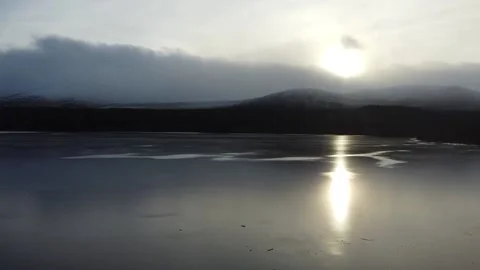 Rise in Loch Morlich Stock Footage 171781374