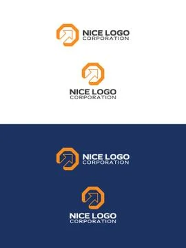 Rise up logo Illustrazione stock