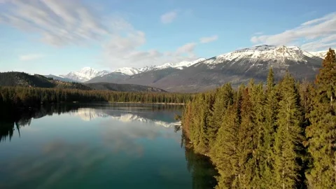 Rise to Mountain Stock Footage 134343388