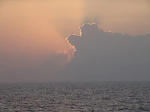 Rise in the ocean Stock Photos